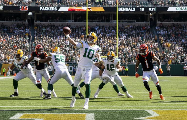 Bengals vs Green Bay Packers Match Player Stats