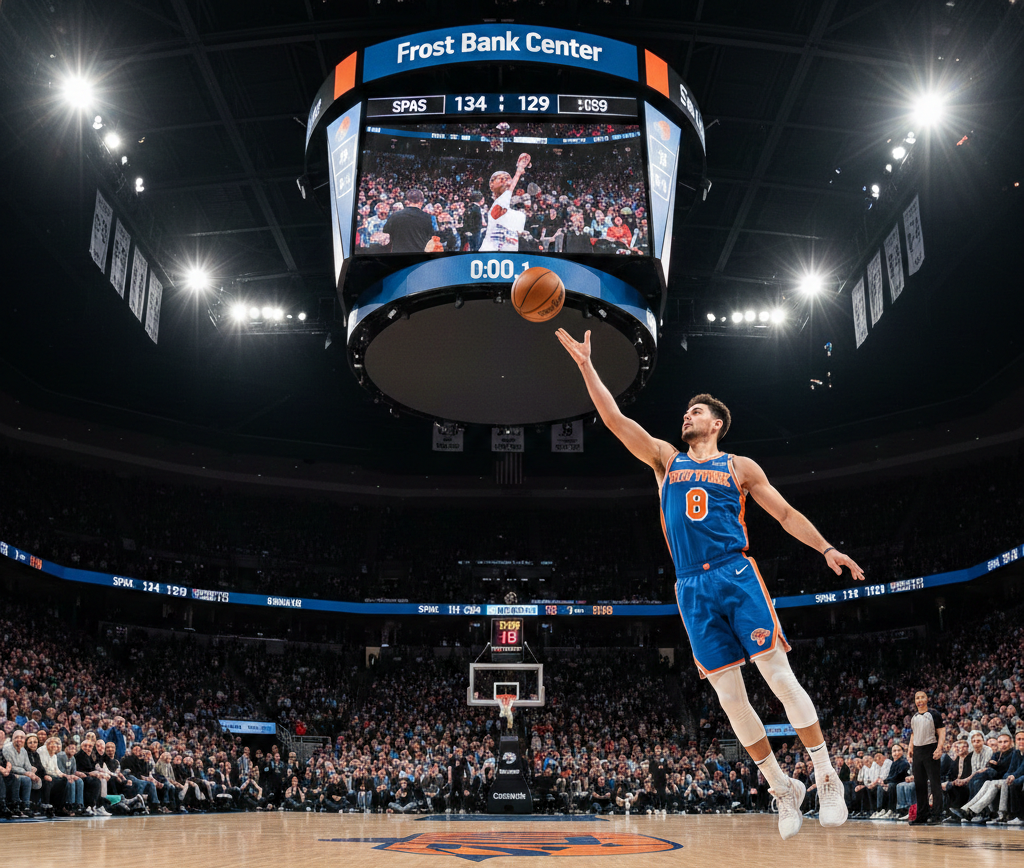 knicks vs san antonio spurs match player stats