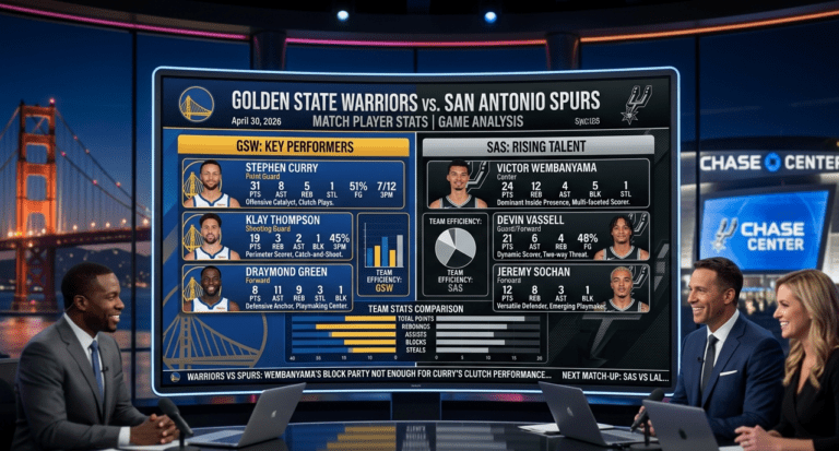 golden state warriors vs san antonio spurs match player stats