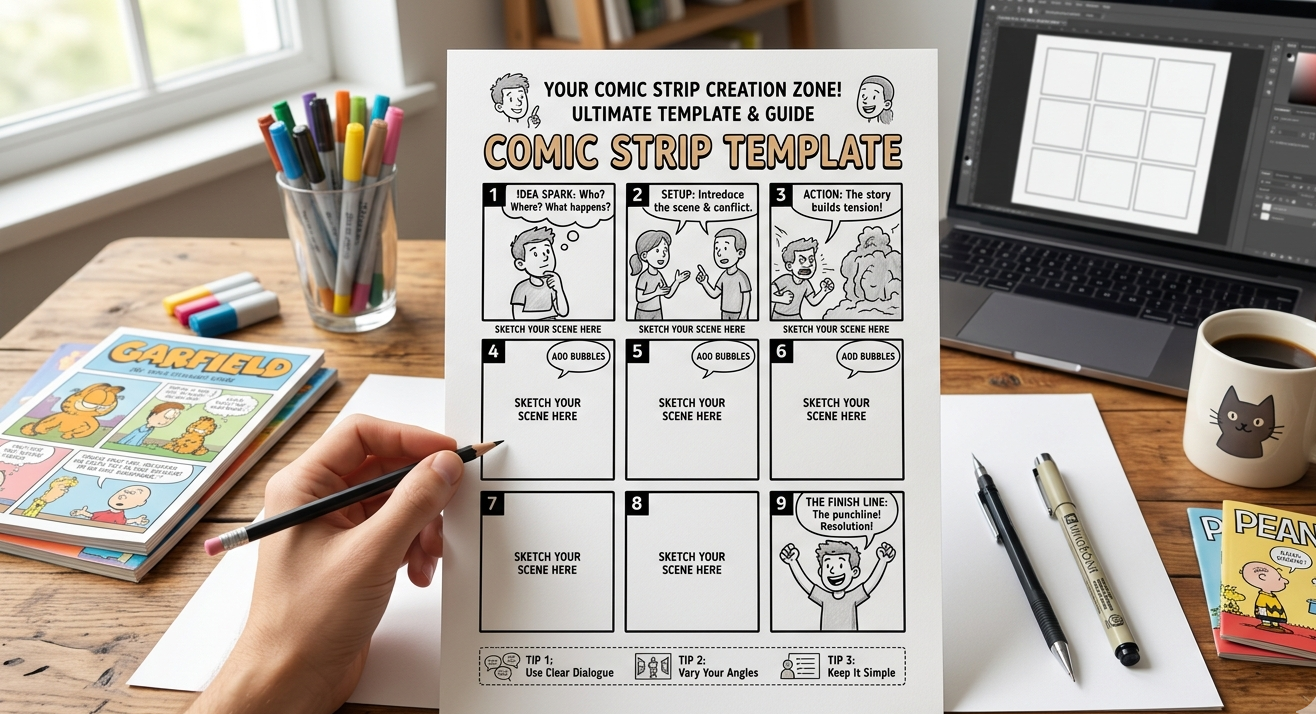 comic strip template